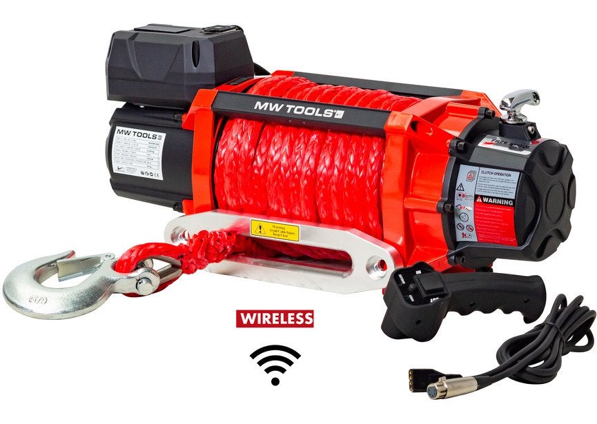 Lier 24V 5443 kg 26m synthetische kabel MW Tools