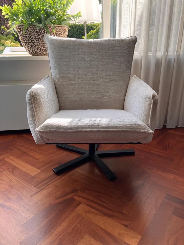 Fauteuil, Ophalen, Minder dan 75 cm, Zo goed als nieuw, Stof