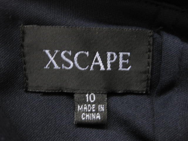 XSCAPE donkerblauwe jurk, feestelijk, bodycon, M, cocktail, Kleding | Dames, Maat 38/40 (M), Blauw, Cocktailjurk, Ophalen of Verzenden