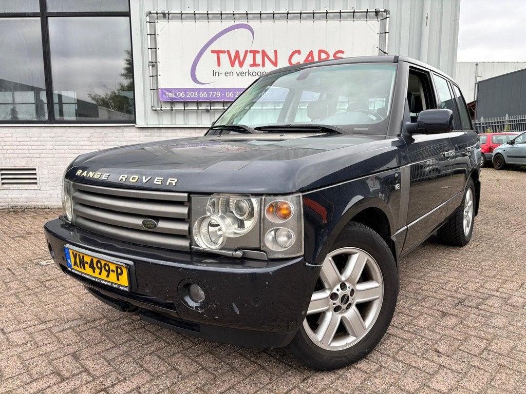 Land Rover Range Rover 4.4 V8 SE Leer Navi Aut Airco, Auto's, Land Rover, Automaat, 8 cilinders, Blauw, Bedrijf
