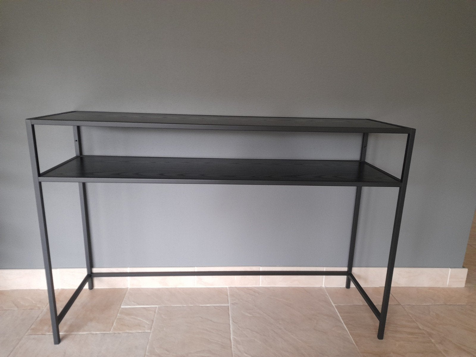 Sidetable, Huis en Inrichting, Tafels | Sidetables, Ophalen, 100 tot 150 cm, Zo goed als nieuw, Metaal