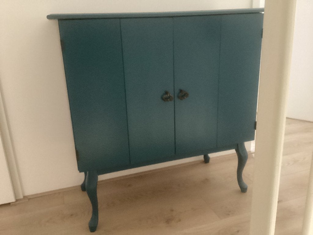 Oud kastje, Huis en Inrichting, Ophalen, Met plank(en), Gebruikt, 50 tot 100 cm