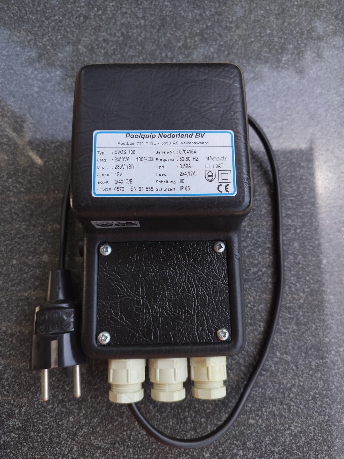 Poolquip Transformator EVGS 100 - 100W, Ophalen of Verzenden