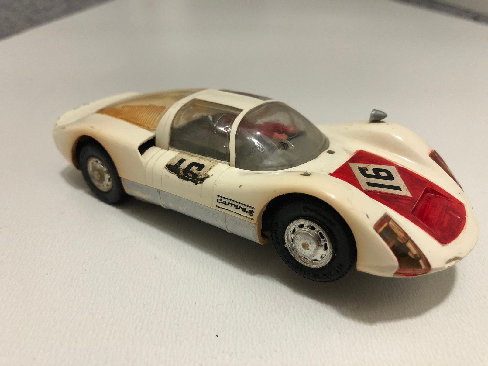 Vintage porsche carrera racebaan, Ophalen of Verzenden, Zo goed als nieuw, Auto