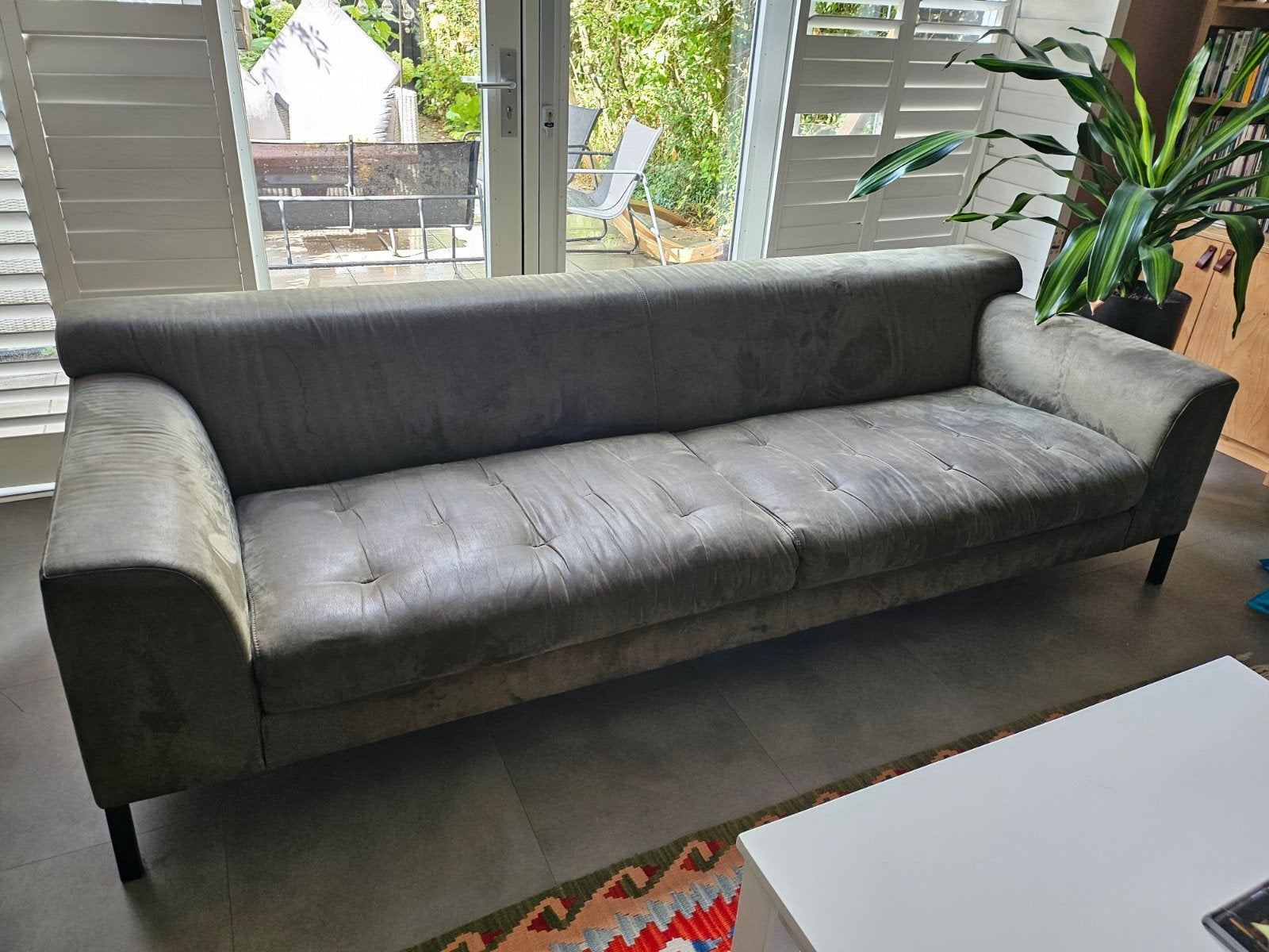4 Zitsbank, Ophalen, Gebruikt, 75 tot 100 cm, Rechte bank