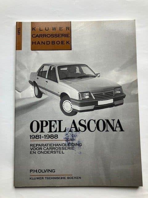 Carrosserie Handboek     Opel   Ascona    1981  -  1988   NL, Ophalen of Verzenden