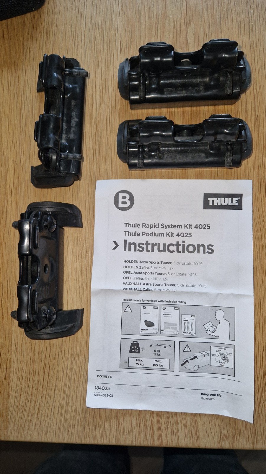 Thule Kit 4025 voor dakdragers  Opel Astra Sports Tourer en, Ophalen of Verzenden, Gebruikt
