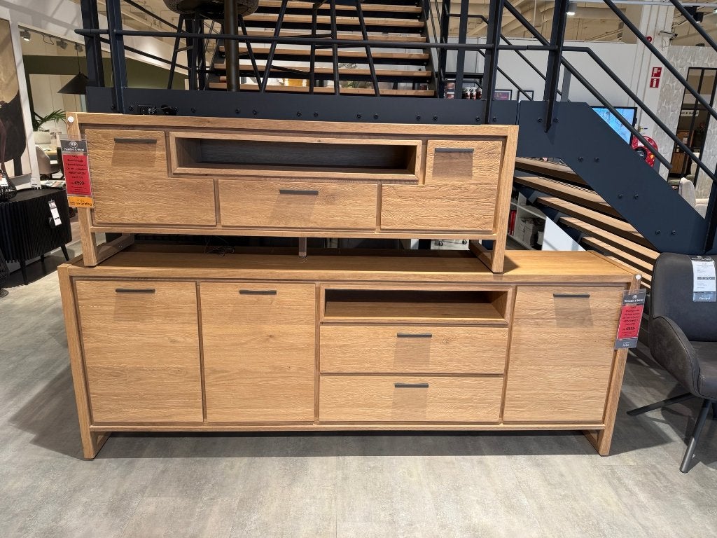 H&H Nystead kasten serie, Ophalen, 100 tot 150 cm, 150 tot 200 cm, Eikenhout