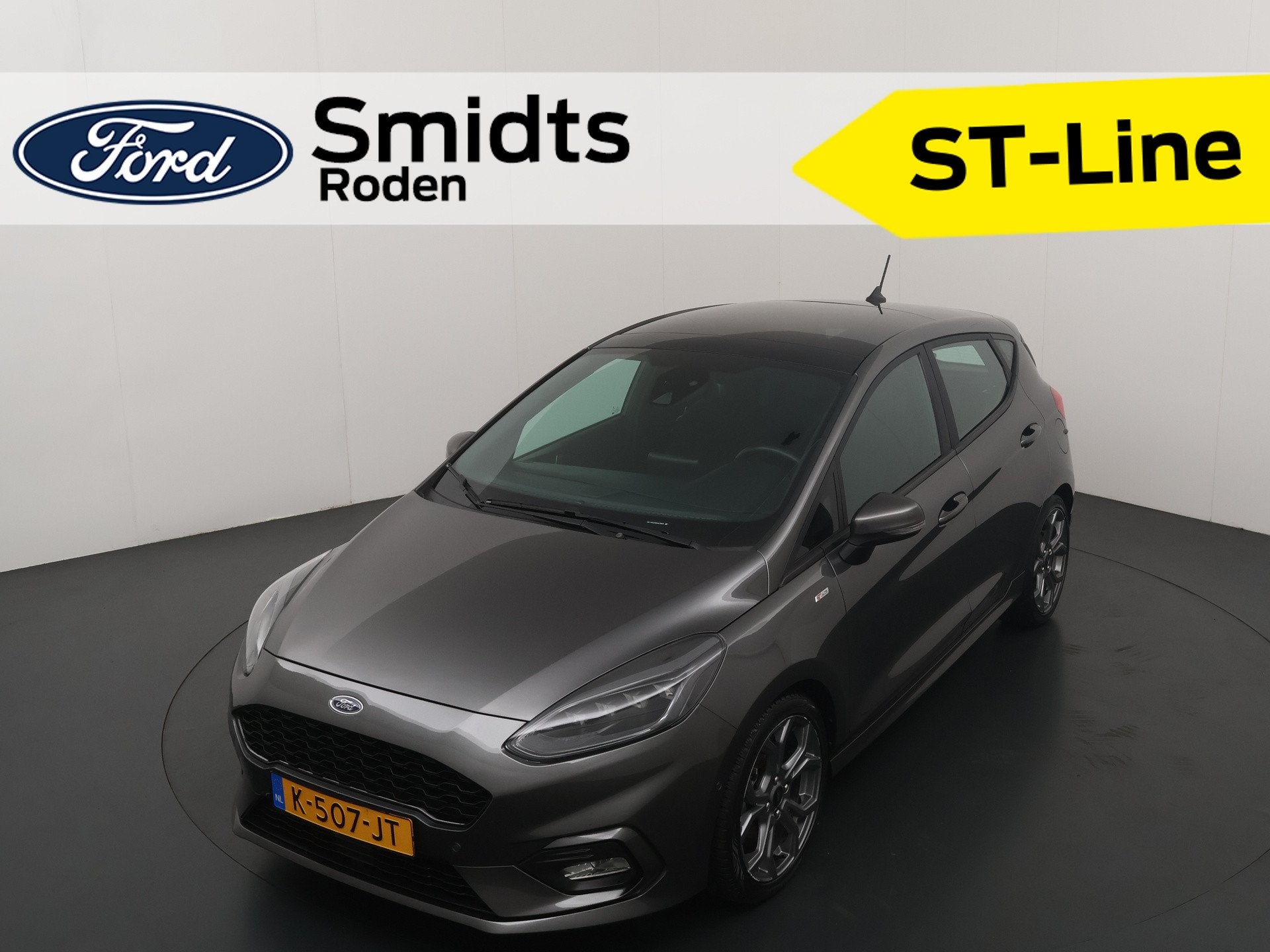 Ford Fiesta 125PK EcoBoost Hybrid ST-Line X | Panorama | Ful, Gebruikt, Automatische klimaatregeling, 49 €/maand, Origineel Nederlands