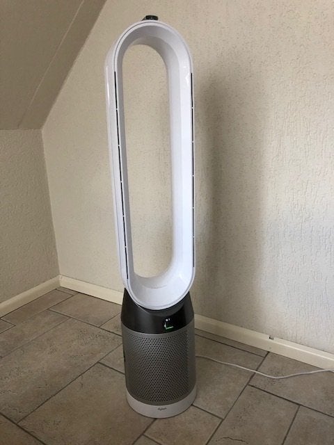 Dyson Pure Cool Luchtreinigingsventilator Wit, Ophalen, Ventilator met afstandsbediening, Zo goed als nieuw, Torenventilator
