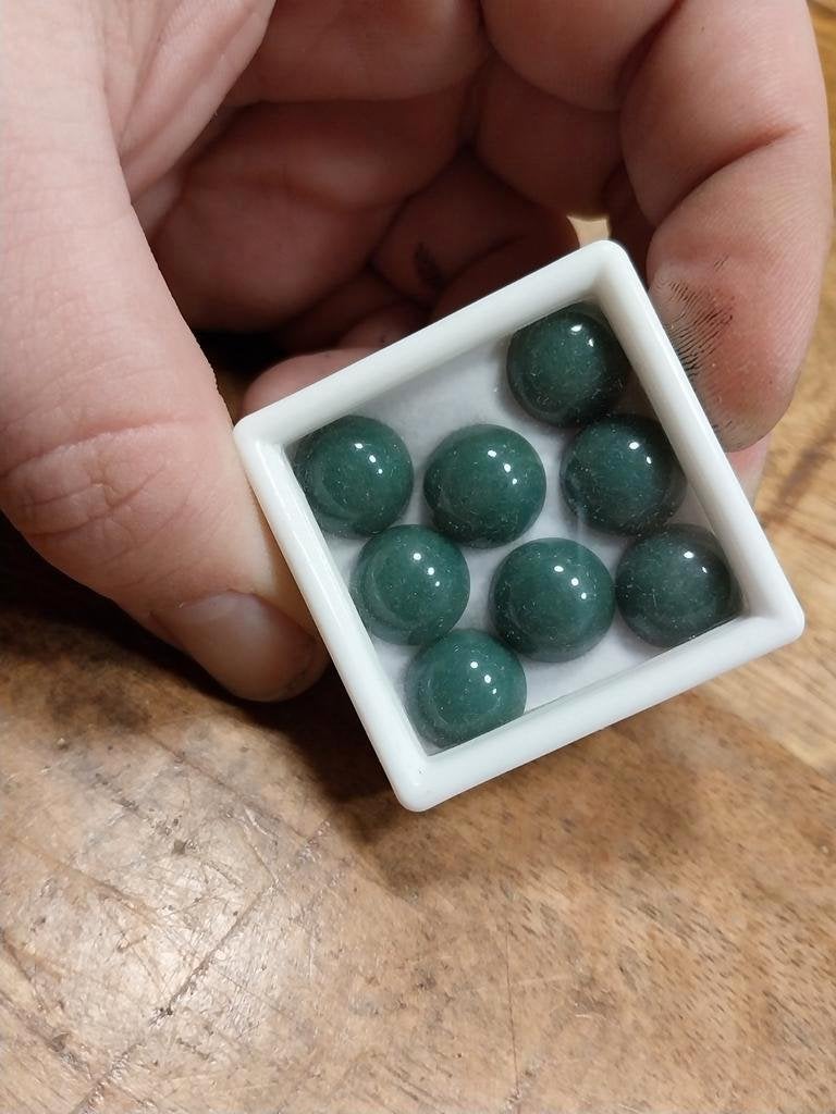 Grote ronde aventurijn cabochons, Sieraden, Tassen en Uiterlijk, Ophalen of Verzenden