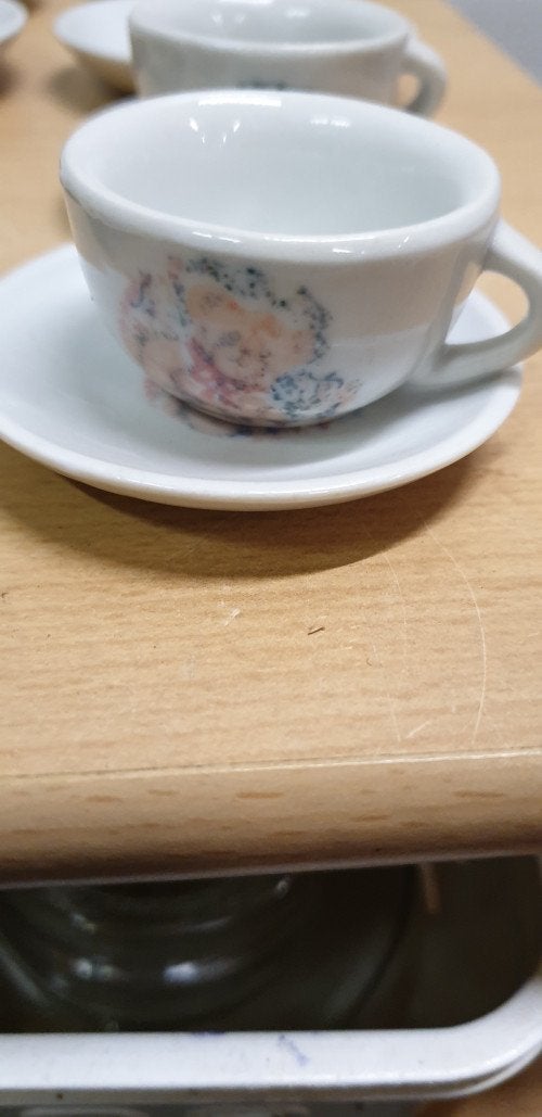 mini servies, 2 beertjes, retro, Ophalen of Verzenden