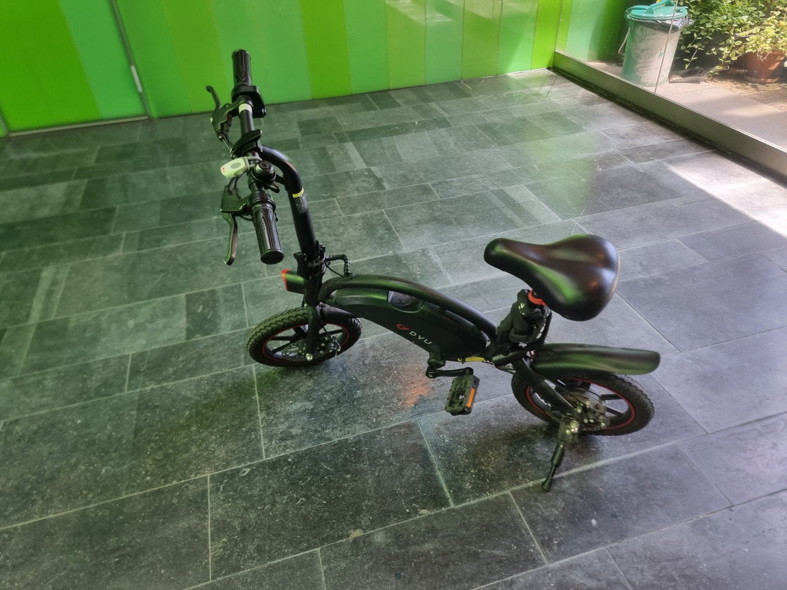 DYU D3+ opvouwbare elektrische fiets, Ophalen