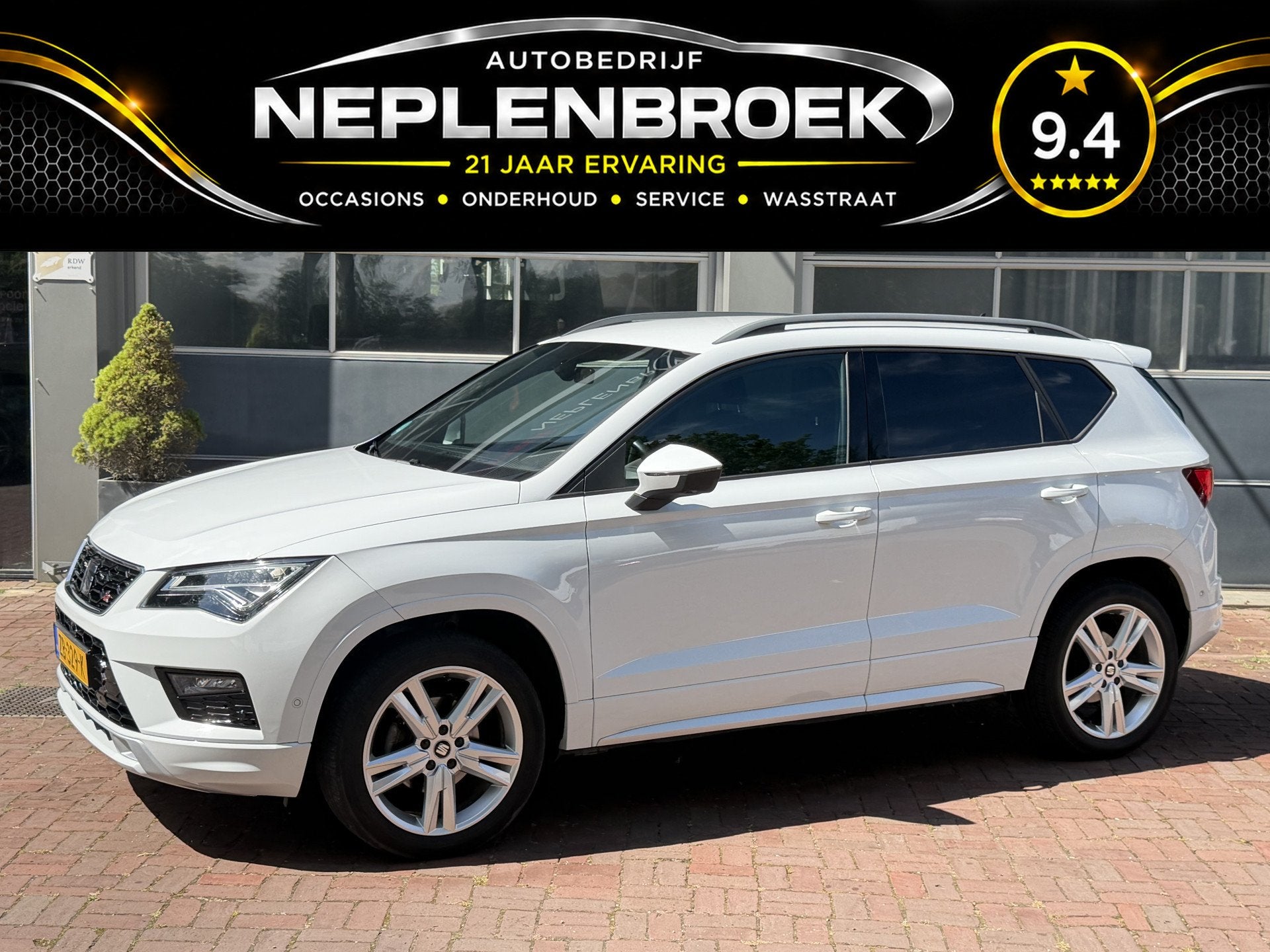 SEAT Ateca 1.5 TSI FR Business Intense Bj 2019 Navi,18inch,T, Auto's, Seat, Voorwielaandrijving, Dealer onderhouden, 4 cilinders