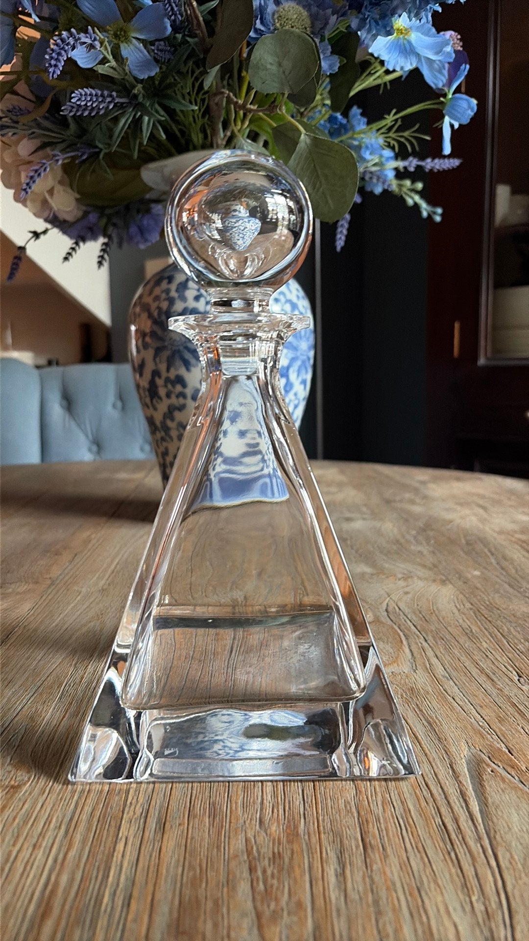 Prachtige vintage kristallen karaf model Riva Schott zwiezel, Antiek en Kunst, Antiek | Glas en Kristal, Ophalen