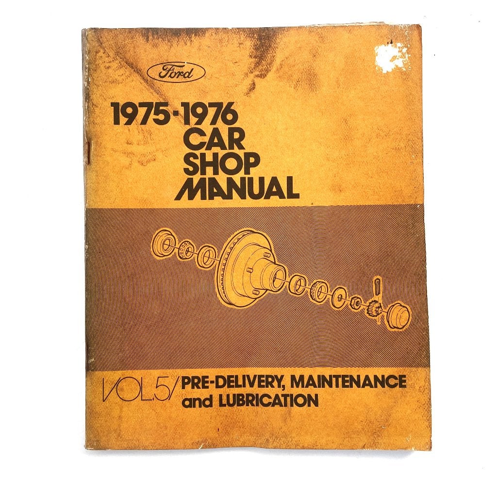 Ford USA 1975-1976 car shop manual, Verzenden, Gelezen, Ford