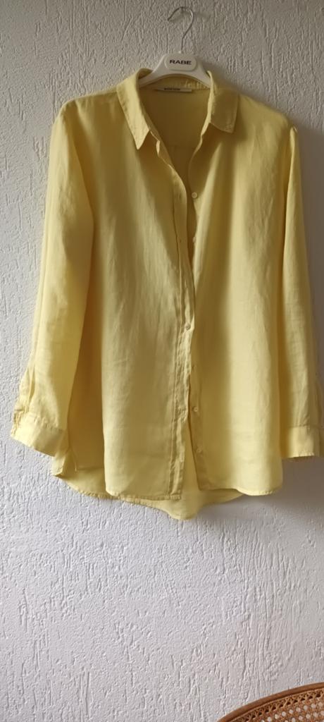 Vrolijk geel bloesje van Moscow mt 40/42 linnen, Kleding | Dames, Maat 38/40 (M), Geel, Ophalen of Verzenden, Moscow