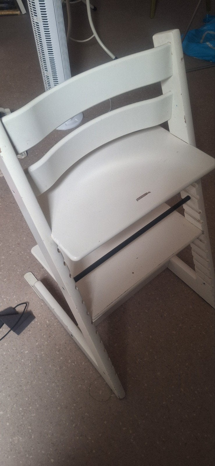 Stokke Trip Trap Crème Wit - Opknapper, Ophalen, Gebruikt, Meegroeistoel