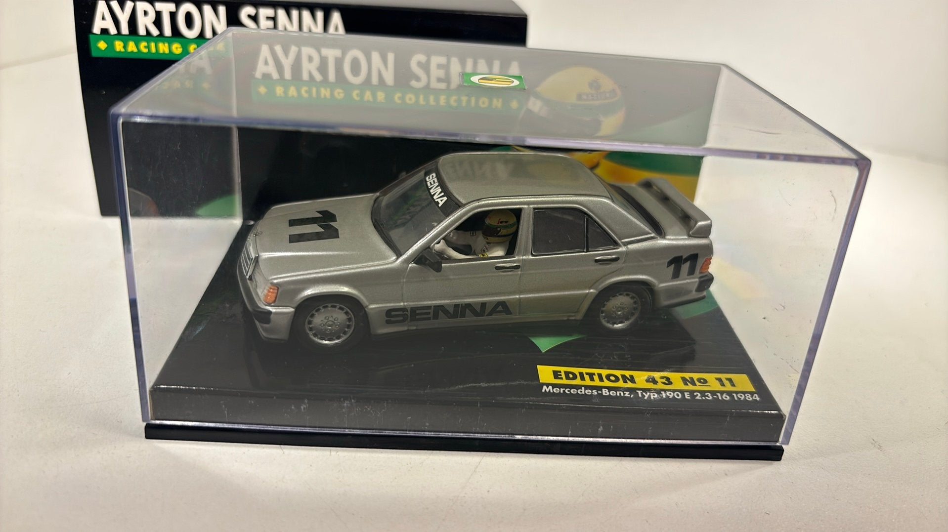 Mercedes benz type 190 E ayrton senna 1984 minichamps 1.43, Hobby en Vrije tijd, Modelauto's | 1:43, Auto, Ophalen of Verzenden