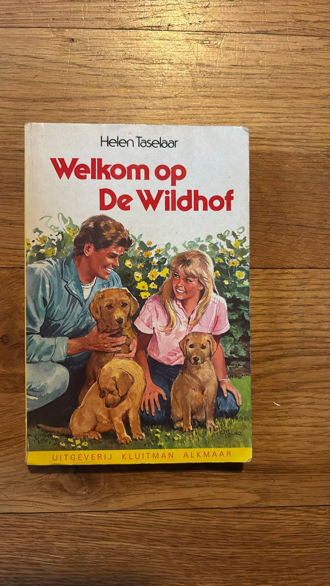 Welkom op De Wildhof Helen Taselaar uitg. Kluitman 158 blz, Boeken, Ophalen of Verzenden, Gelezen, Nederland