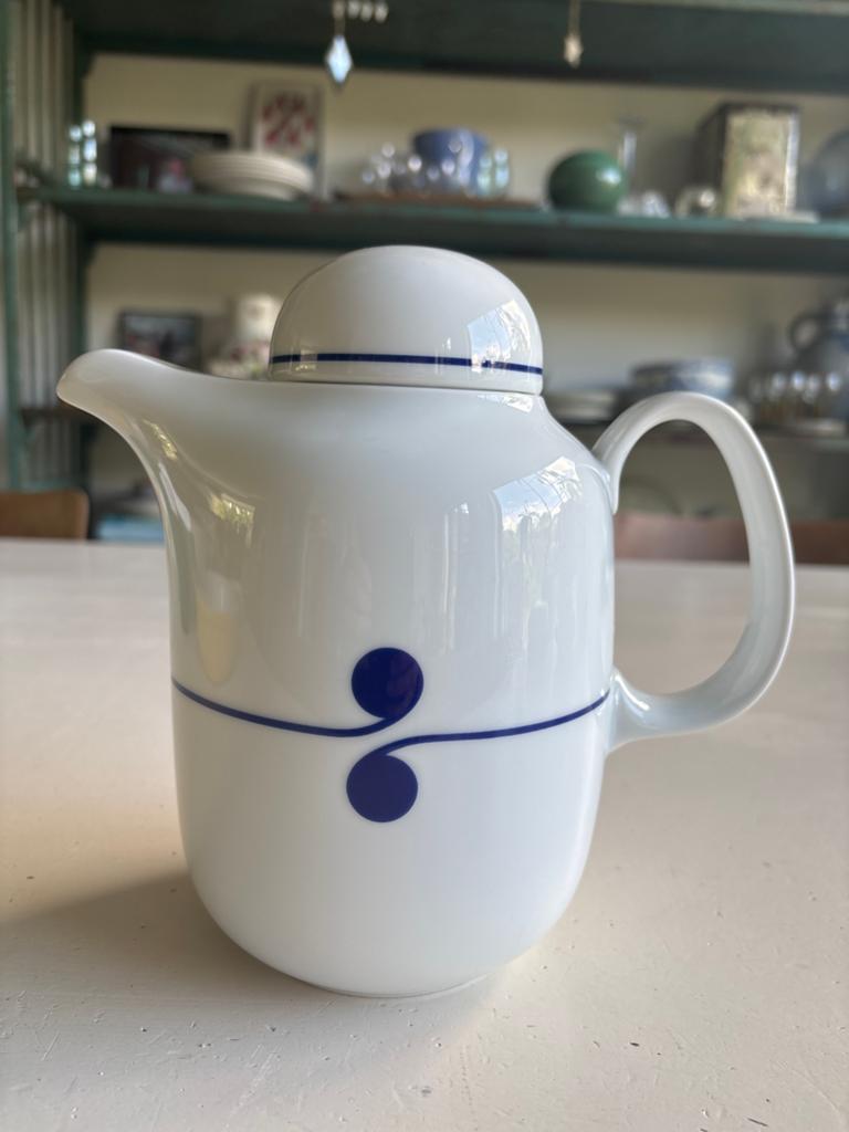 Arzberg Hutschenreuther theepot - Blauw Decor, Huis en Inrichting, Keuken | Servies, Overige typen, Ophalen of Verzenden, Zo goed als nieuw