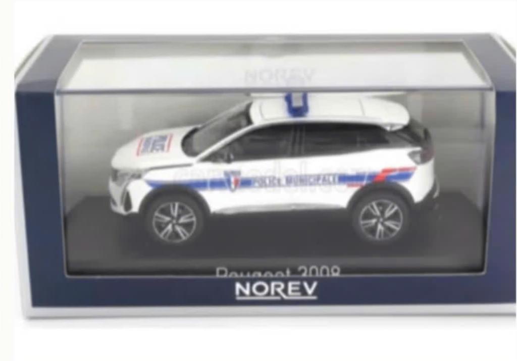 Peugeot 3008 2023 Police Municipale 1:43 NOREV Ref. 473948, Verzenden, Nieuw, Auto, Norev