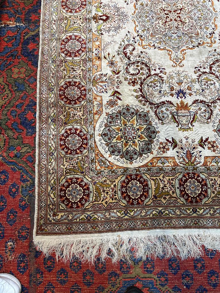 Uniek volledig zijden Kayseri tapijt – 250 x 160 cm, Zijde, 150 tot 200 cm, 200 cm of meer, Ophalen of Verzenden