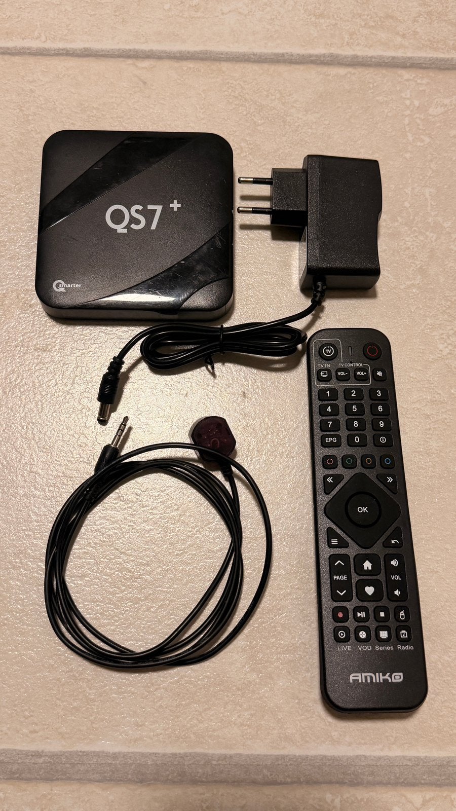 QSmarter QS7+ | android IPTV kastje, Ophalen of Verzenden, Zo goed als nieuw, Minder dan 500 GB