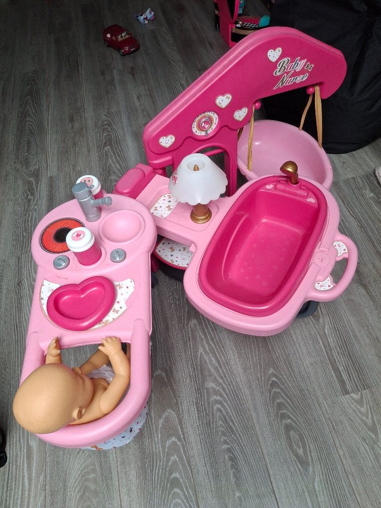 Smoby baby nurse, Kinderen en Baby's, Ophalen, Gebruikt, Babypop