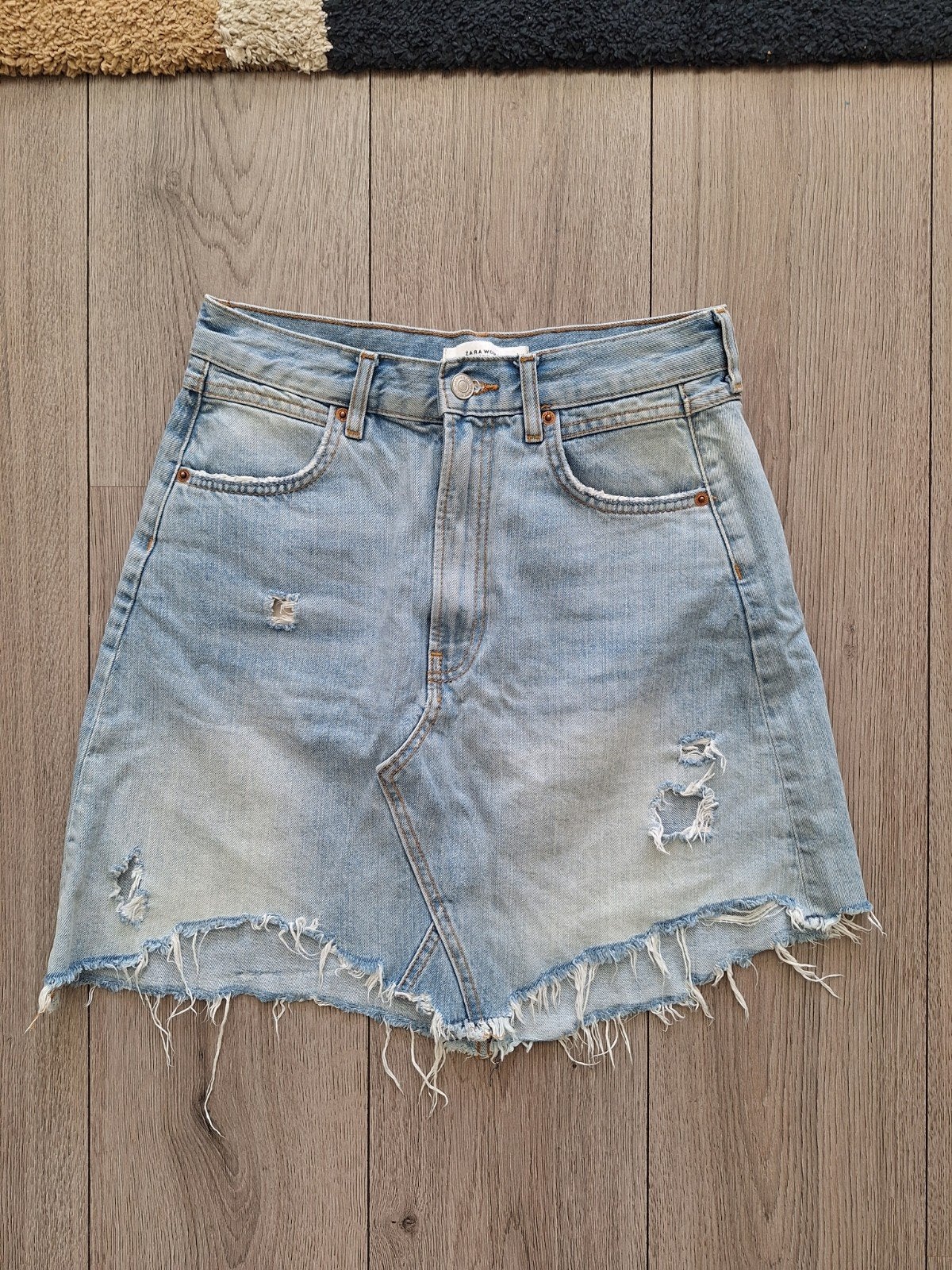 Denim rok maat M Zara, Kleding | Dames, Blauw, Zara, Ophalen of Verzenden, Zo goed als nieuw