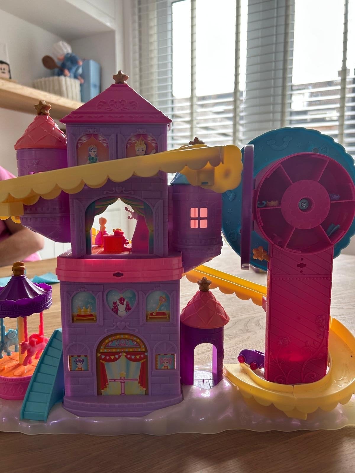 Polly Pocket Speelset Kasteel met Reuzenrad en Carrousel, Ophalen, Gebruikt, Meisje