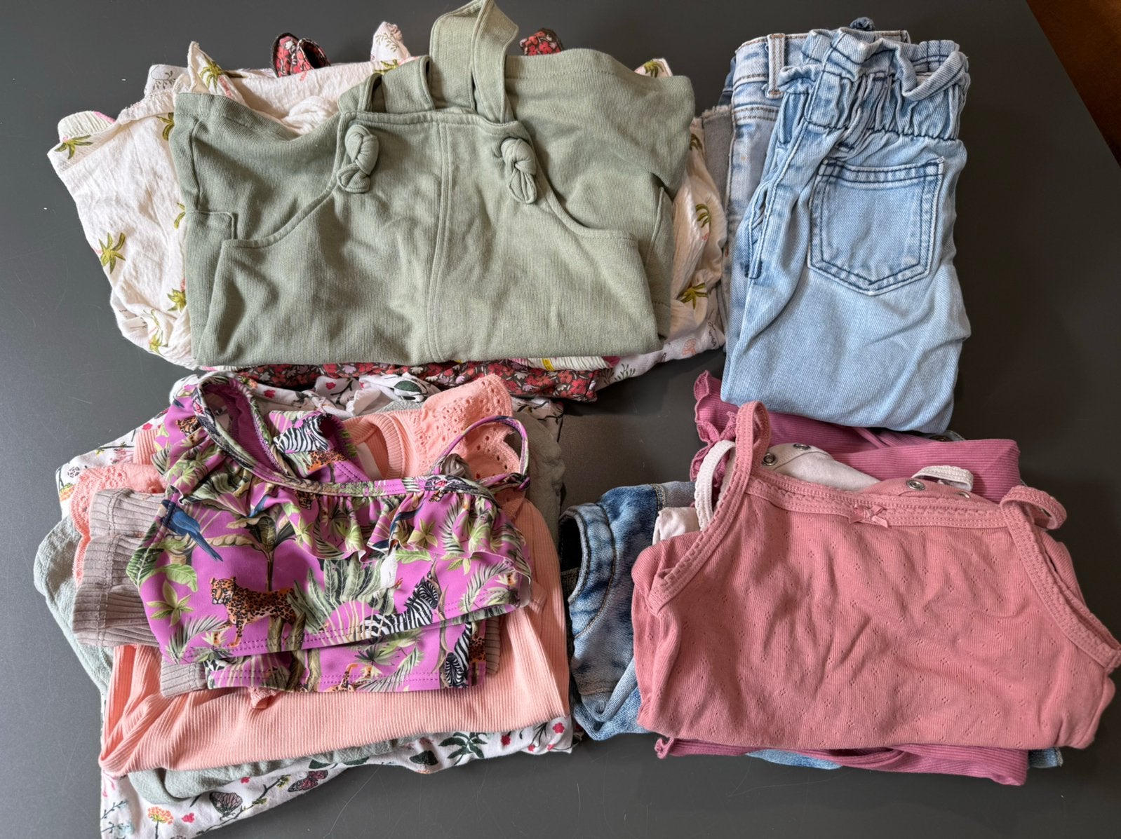 Pakket zomerkleding meisjes 86/92, Kinderen en Baby's, Babykleding | Baby-kledingpakketten, Ophalen of Verzenden, Gebruikt, Maat 86