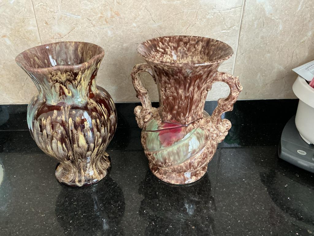 Set van 2 vintage Jasba vazen - Fat Lava stijl, Ophalen of Verzenden