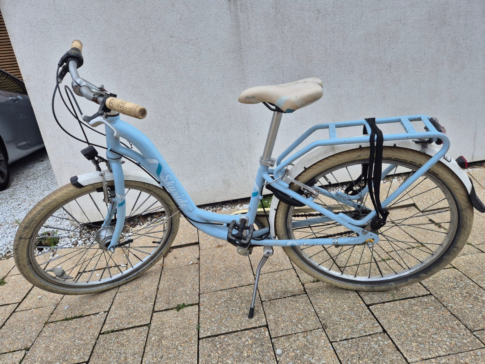 Puky Skyrider kinderfiets - Lichtblauw, Ophalen, Velgrem, Puky, Handrem