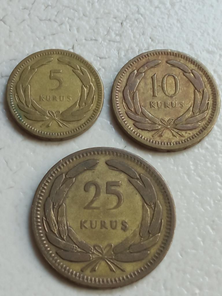 Turkije setje oude kurus., Ophalen of Verzenden, Overige landen, Setje