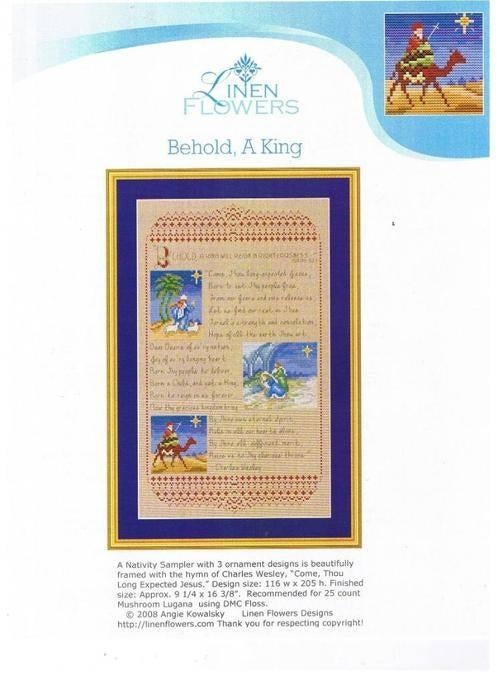 Orig.Patroon Behold, A King is Born, Ophalen of Verzenden, Nieuw, Patroon