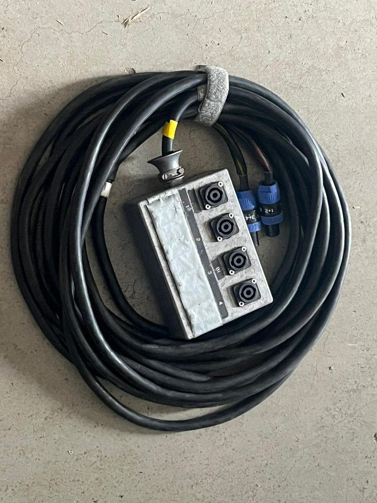 4 kanaals speakon multikabels ideaal voor monitors en pa, Muziek en Instrumenten, Kabels en Stekkers, Kabels, Kabels, Gebruikt