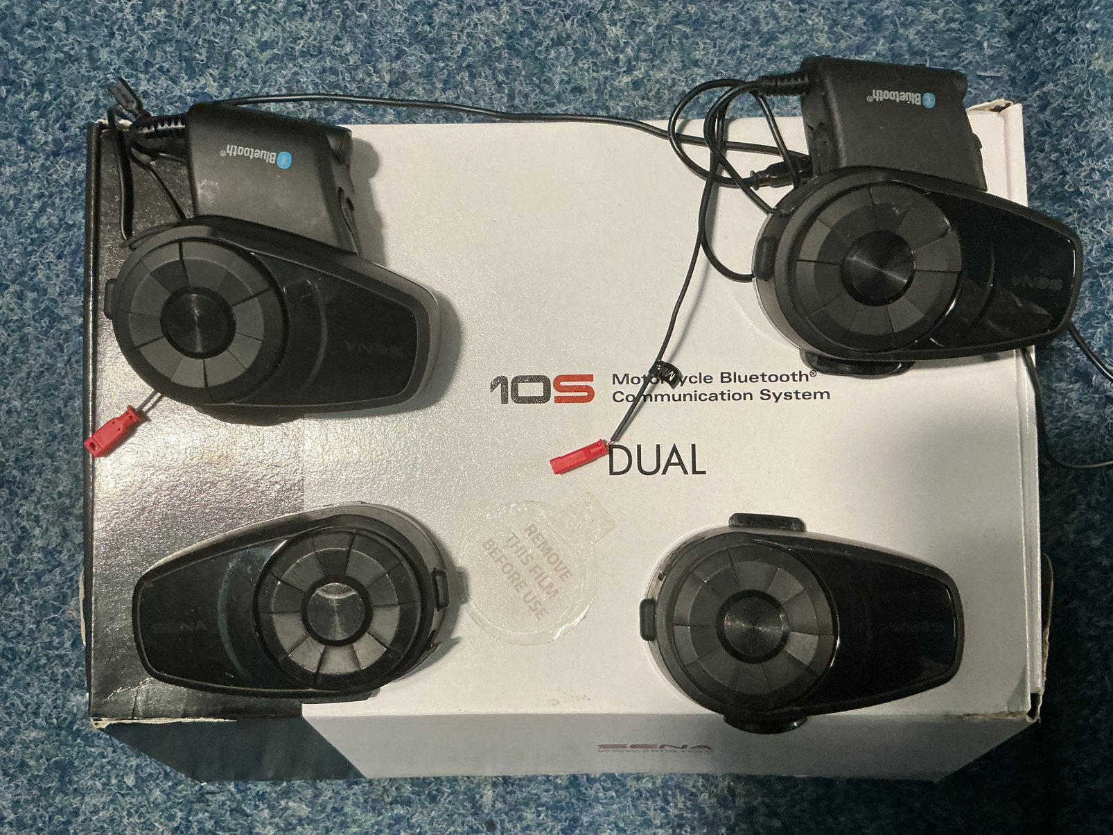 Sena 10S Intercom Set (2x) werkend foto’s jet en intergraal, Overige merken, XL, Ophalen of Verzenden, Integraalhelm