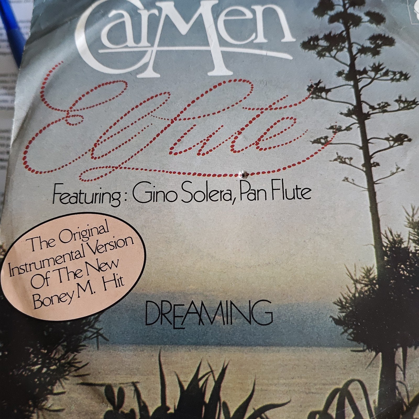 Carmen - Elite - Dreaming (feat. Gino Solera, Pan Flute), Gebruikt, Overige genres, 7 inch, Ophalen of Verzenden
