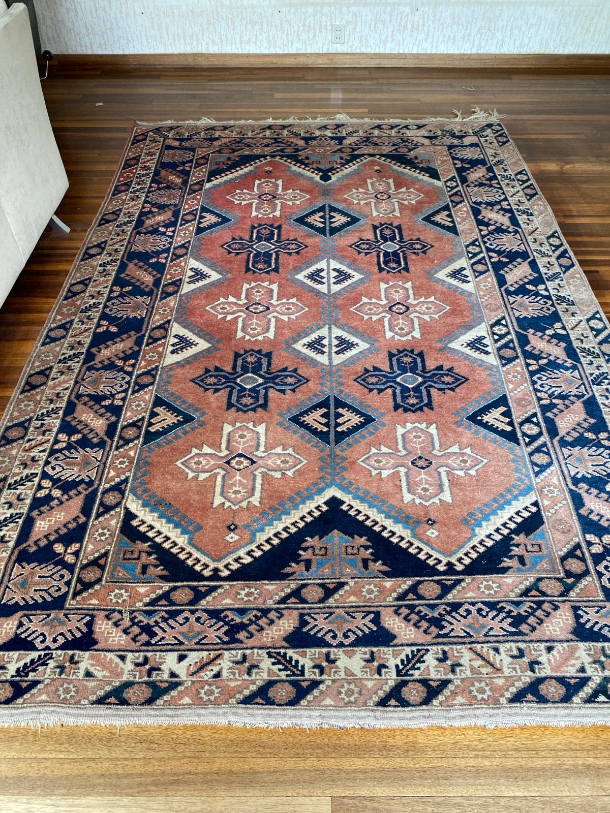 Authentiek Turks kleed - 2x3 meter - Handgeknoopt, Ophalen, Gebruikt, 200 cm of meer, Rechthoekig