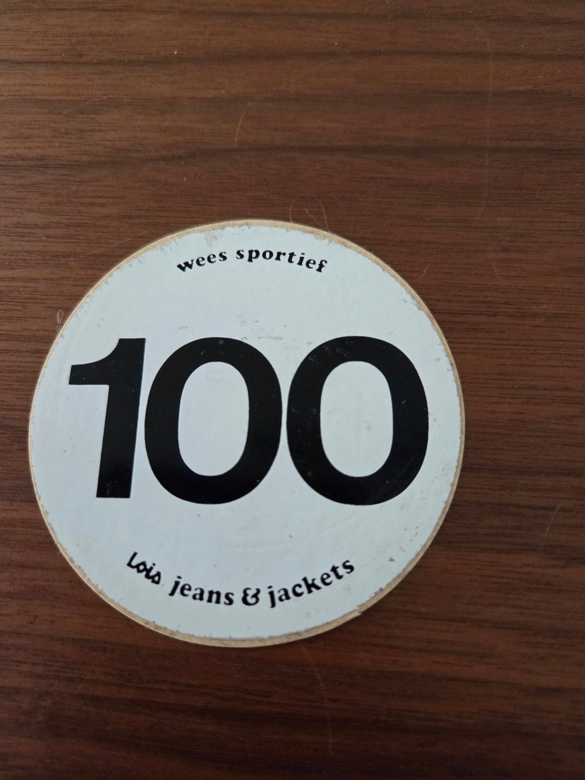11799 Vintage Lois Jeans & Jackets Sticker - Wees Sportief, Verzamelen, Ophalen of Verzenden, Gebruikt, Merk