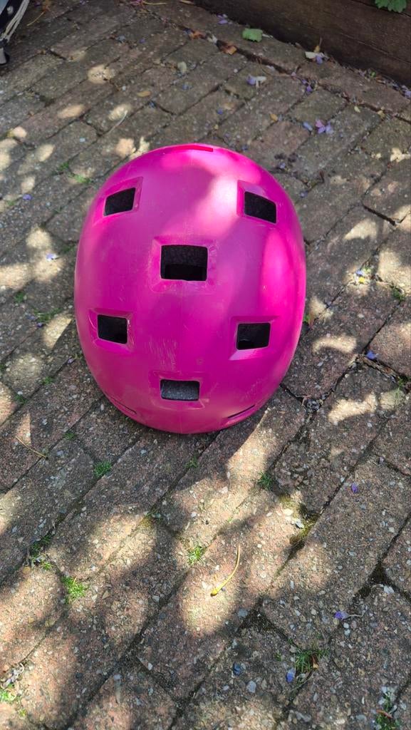 Roze kinderfietshelm - Gebruikt, Ophalen, Gebruikt, Overige maten, Meisje