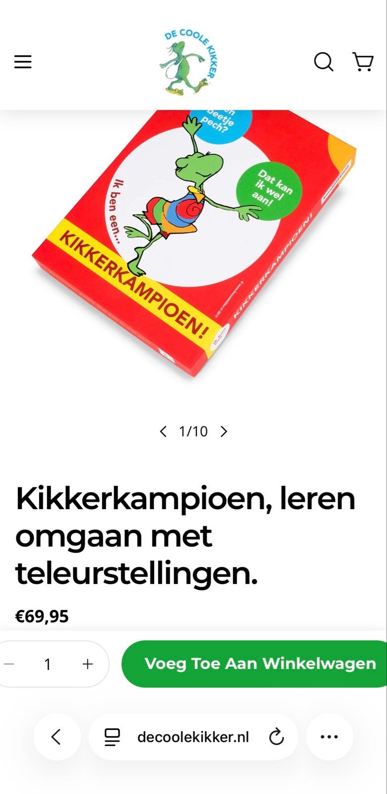 Kikkerkampioen: Leren omgaan met teleurstellingen, Ophalen of Verzenden, Nieuw, 3 tot 4 jaar
