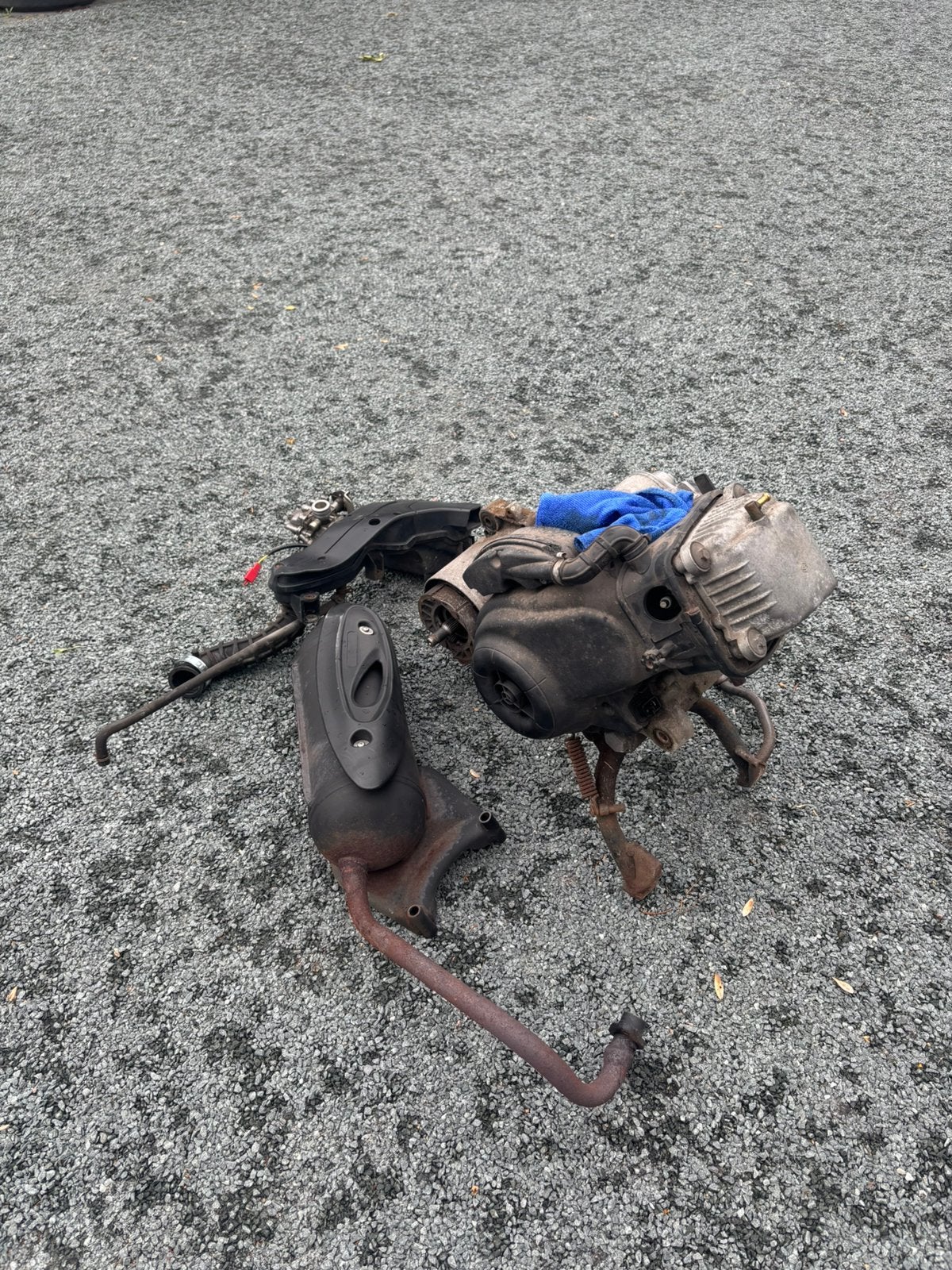 Piaggio Zip 4Takt 50cc blok, Ophalen, Gebruikt, Blok, Piaggio