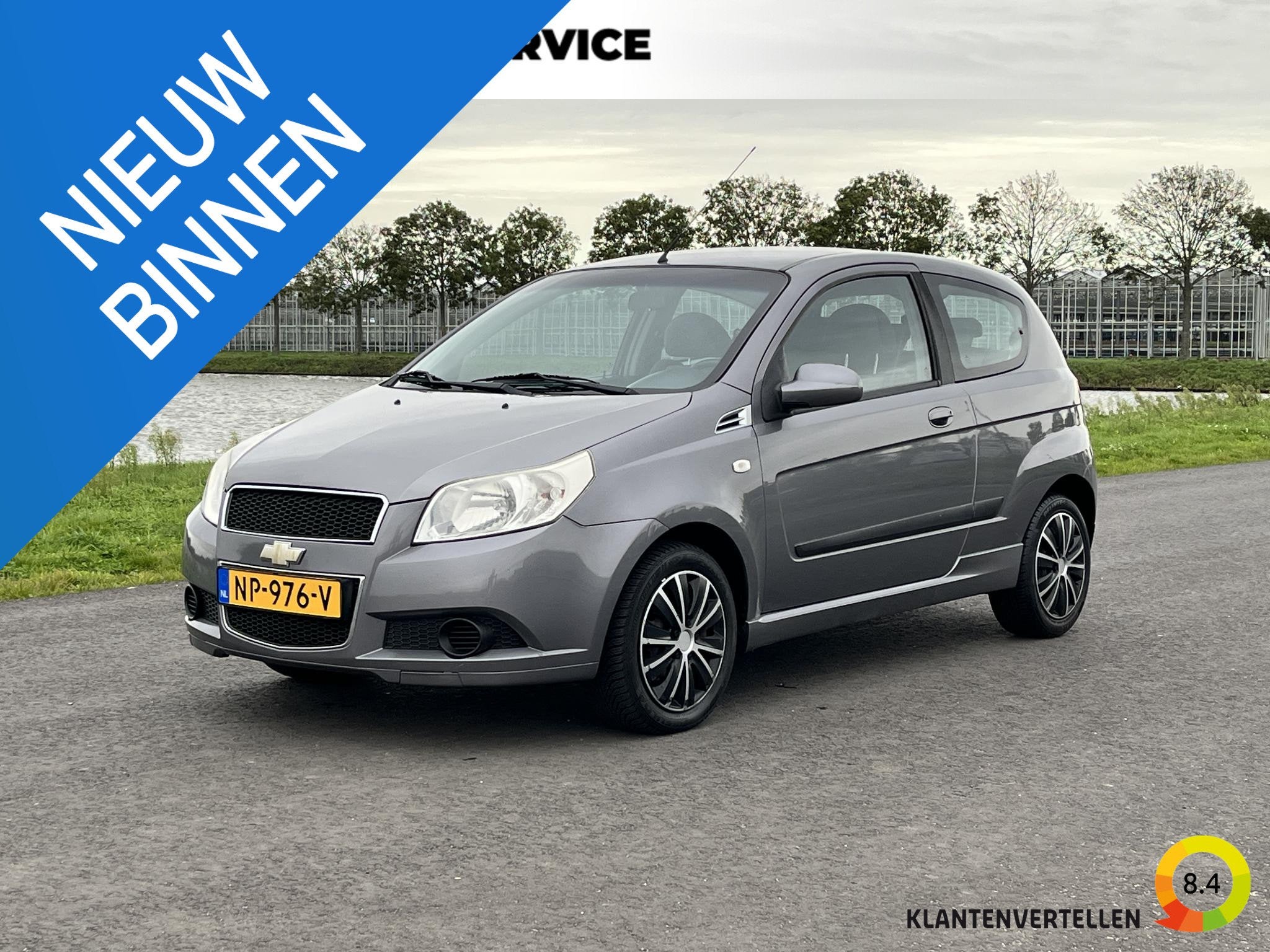 Chevrolet Aveo 1.4 16V LS Airco, radio, Auto's, Voorwielaandrijving, Aveo, 400 kg, Bedrijf