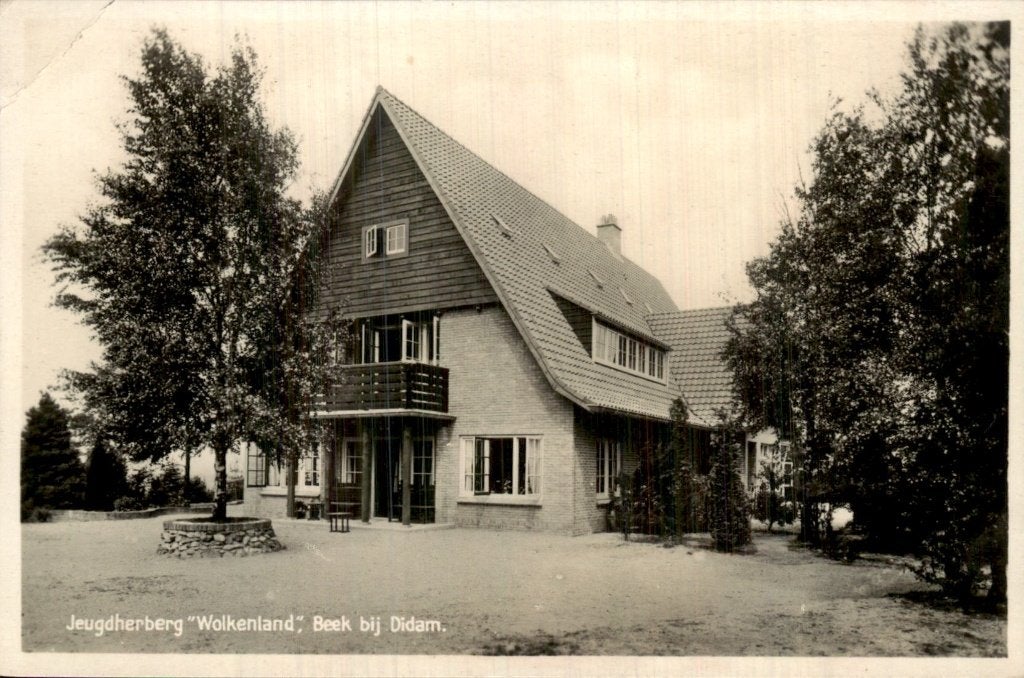 Beek bij Didam - Jeugdherberg - Wolkenland, Verzamelen, Ansichtkaarten | Nederland, Ophalen of Verzenden, 1920 tot 1940, Gelopen