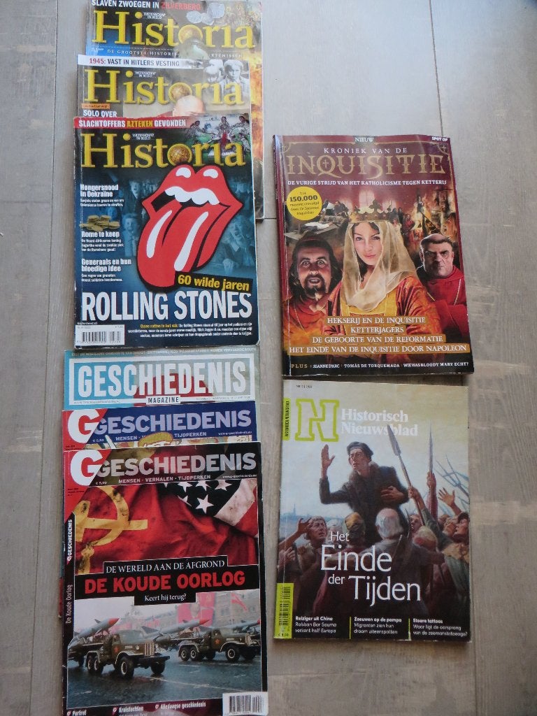 Set historische tijdschriften, Verzenden, Gelezen, Overige typen