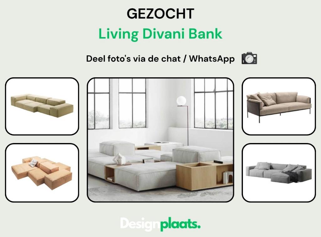 GEZOCHT: Living Divani Bank — Directe Inkoop, Huis en Inrichting, Design Bankstellen Living Divani, Nieuw, https://www.livingdivani.it/en/homepage/
