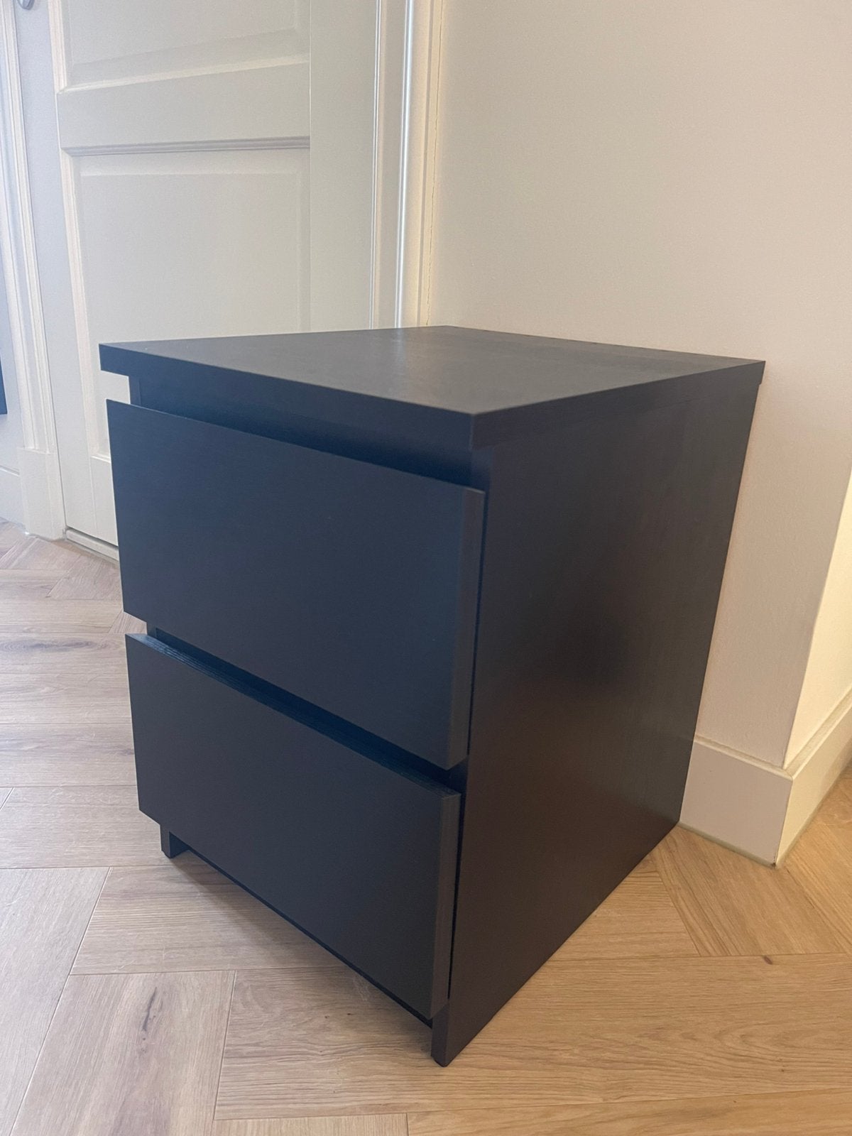 IKEA Malm Ladekast Zwart, Ophalen, Overige materialen, Minder dan 50 cm, 1 of 2 laden