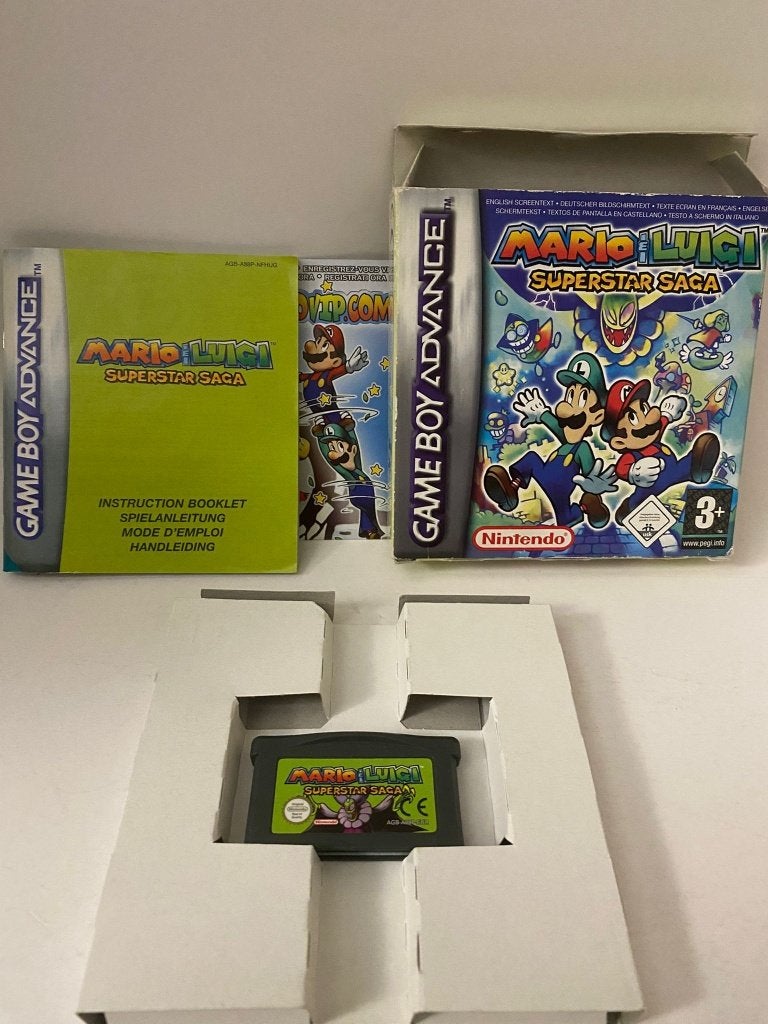 Nintendo Gameboy Advance spel Mario & Luigi Superstar Saga, Spelcomputers en Games, Avontuur en Actie, 1 speler, Ophalen of Verzenden
